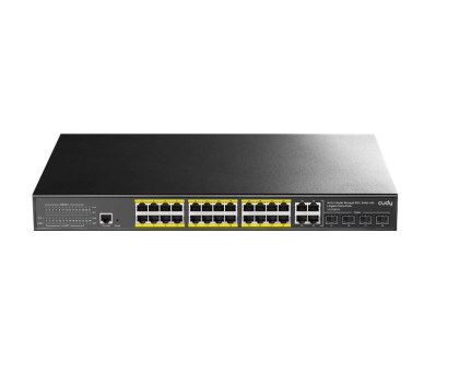 Switch Cudy 28p GS2028PS4 (24x10/100/1000Mbit PoE+, 4xSFP/Combo)